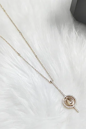 925 Sterling Silver Minimalist Key Necklace | Chain Jewelry, Suitable for Women's Everyday/Party Wear