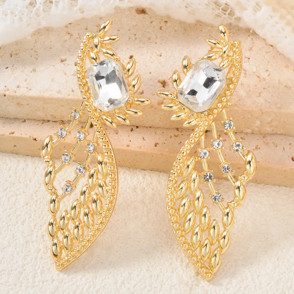 Italy Gold Plated Women Jewelry Set Classic Design Necklace Earring Bracelet And Ring 4PCS Set Jewelry Wedding Party - Image 5