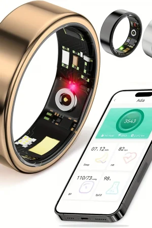Smart ring, sleep tracking, motion monitoring, compatible with iPhone and Android, smart gift, suitable for women and men